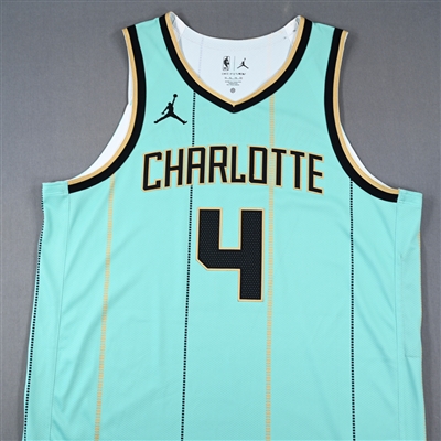 Nick Richards - Charlotte Hornets - Game-Issued City Edition Jersey - 2024-25 NBA Season