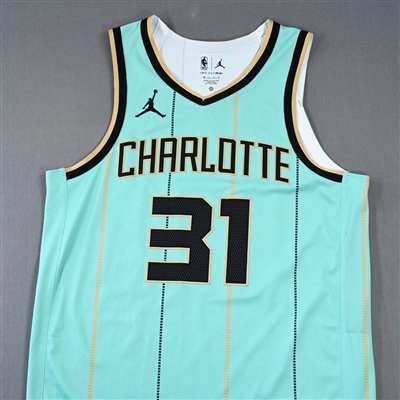 Tidjane Salaun - Charlotte Hornets - City Edition Jersey - Worn 4/13/2025 - 2024-25 NBA Season