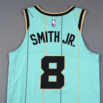 Nick Smith Jr. - Charlotte Hornets - City Edition Jersey - Worn 3 Games - 3/23/25, 3/28/25 & 4/9/25 - 2024-25 NBA Season