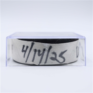 Kevin Stenlund - Utah Hockey Club - Goal Puck - April 14, 2025 vs. Nashville Predators (Predators Logo)