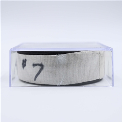 Kevin Stenlund - Utah Hockey Club - Goal Puck - April 14, 2025 vs. Nashville Predators (Predators Logo)