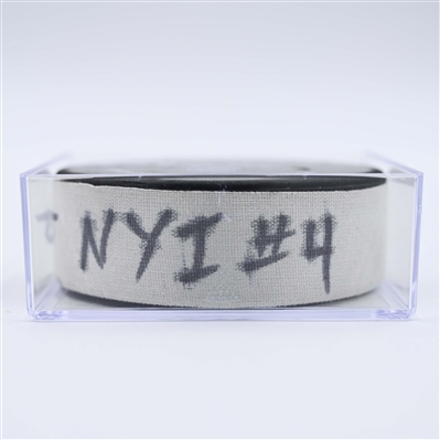 Maxim Tsyplakov - New York Islanders - Goal Puck - April 8, 2025 vs. Nashville Predators (Predators Logo)