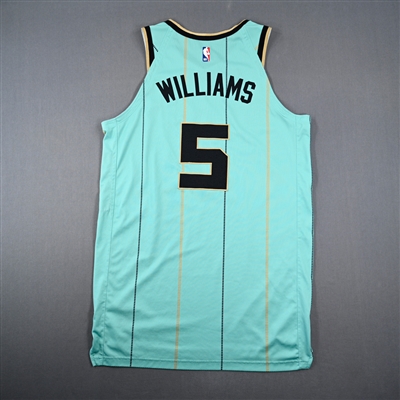 Mark Williams - Charlotte Hornets - City Edition Jersey - Worn 4 Games - 2/1/25, 2/22/25, 2/27/25 & 3/28/25 - 2024-25 NBA Season