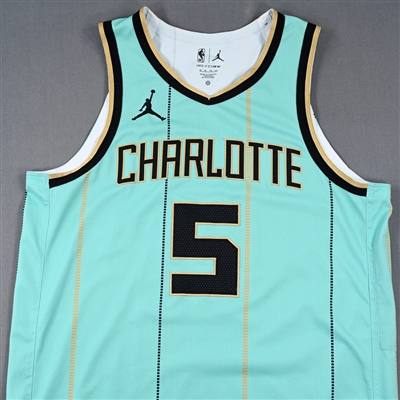 Mark Williams - Charlotte Hornets - City Edition Jersey - Worn 4 Games - 2/1/25, 2/22/25, 2/27/25 & 3/28/25 - 2024-25 NBA Season