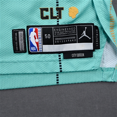 Mark Williams - Charlotte Hornets - City Edition Jersey - Worn 4 Games - 2/1/25, 2/22/25, 2/27/25 & 3/28/25 - 2024-25 NBA Season